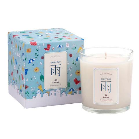 Rainy Day Scented Soy Candle . 雨